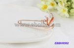 Enamel butterfly Flower Crystal Brooch Pin with rhinestone