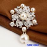 Elegant Rhinestone Flower Wedding Brooches
