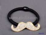 Mustache Diamante Headband