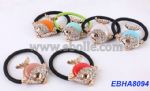 Metal Diamante Fish Ponytail Holder
