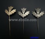Metal Leaves Brooch Pin