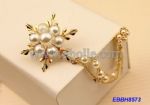 Elegant Pearl Brooches