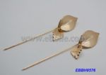 Metal Leaves Long Brooches