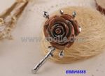Vintage Metal Rose Brooches