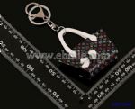 Chic PU bag charm keychain