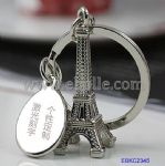Metal Eiffel tower keychains