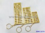 Gold plating abacus keychains