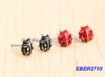 Metal Ladybird Stud Earring