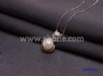 Fox shape with AAA pearls pendant necklace
