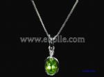 Elegant turquoise pendant necklace