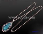 Turquoise pendant necklace