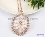 Exquisite crystal and opals necklace