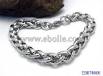 Fashion customized logo stainless steel men's bracelet