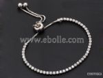 Vogue Korean Girls' Sparkle Gemstone Elastic Bracele