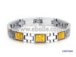 Wholesale Rose Gold Titanium Bracelet With Abalone Shell