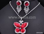 Elegant ruby jewelry sets