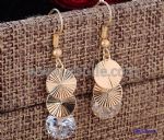 Gold plating drop earring