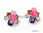 Resin flower earring