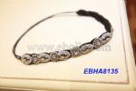 Beautiful Fabric Hair Band with Crystal and Beaded