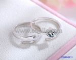 Swarovski Style Forever Couple Diamond Wedding Ring