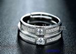 Fashionable Couple Wedding Diamond Ring for Promotion and Gifts