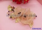 Metal leaves with Organza clip