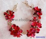 Bridal Headband with leaves