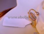 Fashionable leaves opening ring, made by alloy