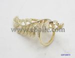 Personalized Leaves Wing Rings