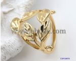 Personalized Leaves Rings