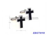 Enamel cross cufflink