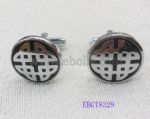 Fancy enamel cufflink