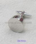 Simple stainless steel cufflink