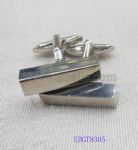 Cuboid stainless steel cufflink 