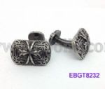 Vintage shield cufflink 