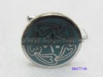 Enamel cufflink