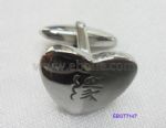 Heart cufflink