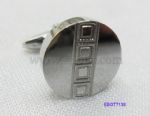 Simple stainless steel cufflink