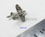 Metal plane cufflink