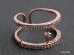 Rose gold plating crystal