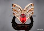 luxurious red gemstone ring