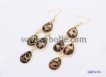 Fashionable Ladies' Leopard printed Alloy Charm Earring