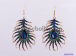 luxurious colorful crystal earring