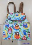 Cute Cartoon Printed Daypack, Made of Good Canvas