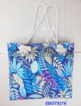 Floral printed canvas handbags