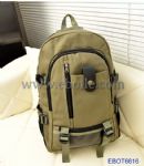 travelling canvas backpack