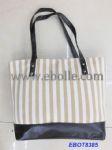 Canvas handbags with PU handle