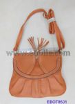 fashion handbags made of PU leather with front tassel zipper