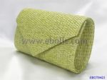 Women's Fashion Straw Wallet Bag in Solid Color