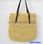 Fashionable paper straw handbag